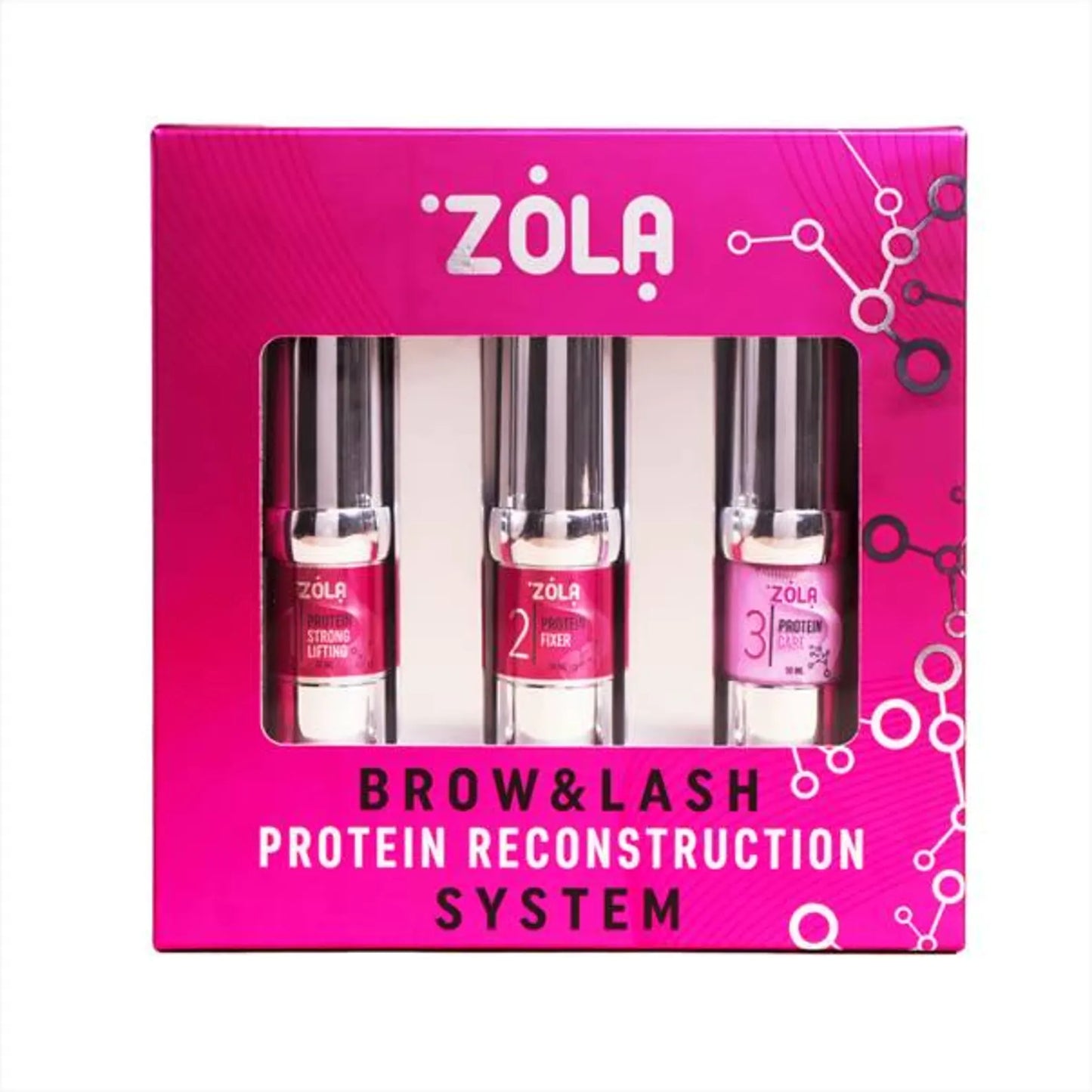 ZOLA Pink Laminating Set Brow&Lash Protein Reconstruction System