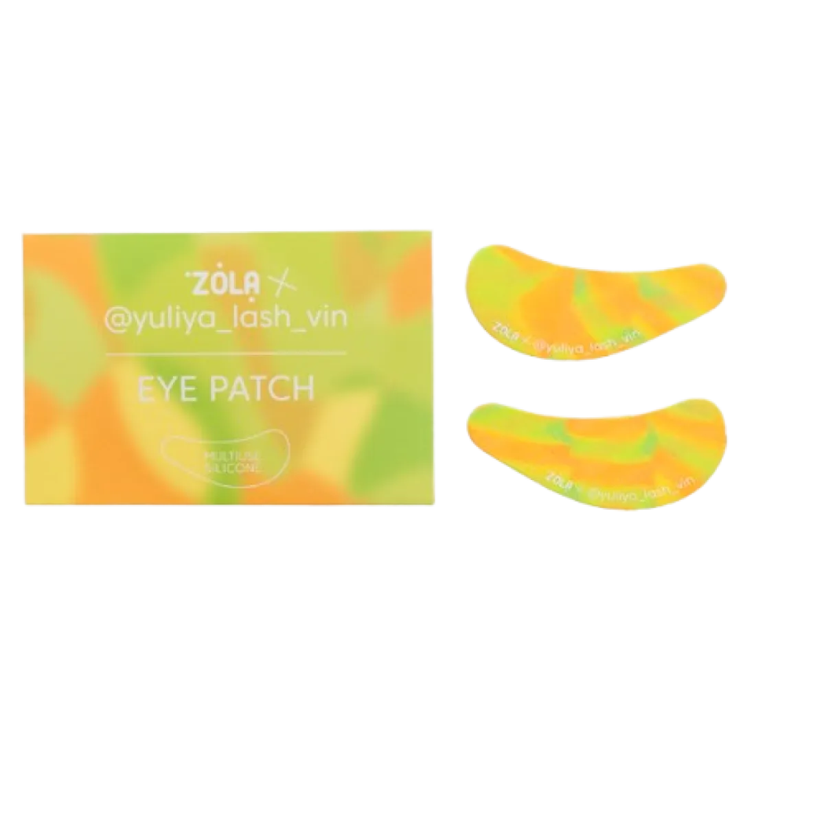 Zola Silicone patches by Yuliya Lash Vin green-orange
